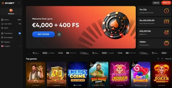 Gxbet Casino Casino